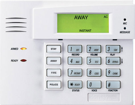 ademco honeywall security keypad