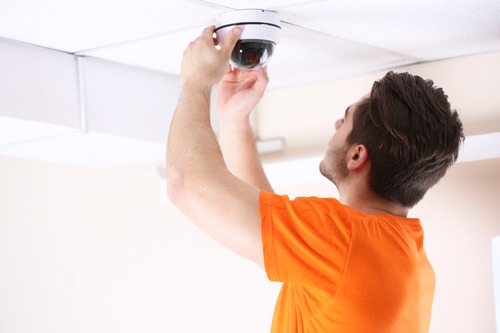 CCTV installing alarm system